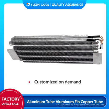 Aluminum tube coil evaporator for Refrigertor and Freezer